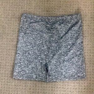 Grey biker shorts